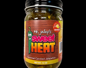 Mr. Jalep's Sweet Heat Candied Jalapeños with Fresh Mangoes!