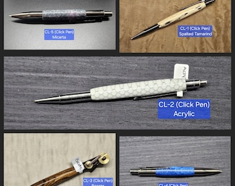 Hand Turned Pens - Click