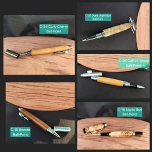 Hand Turned Pens - Capped