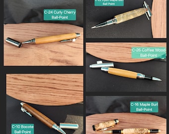 Hand Turned Pens - Capped