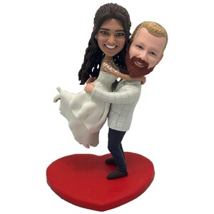 Customized Christmas Gift, Bobble Head Gifts, anniversary gifts for couples ,anniversary gifts for parents,Wedding Cake Topper