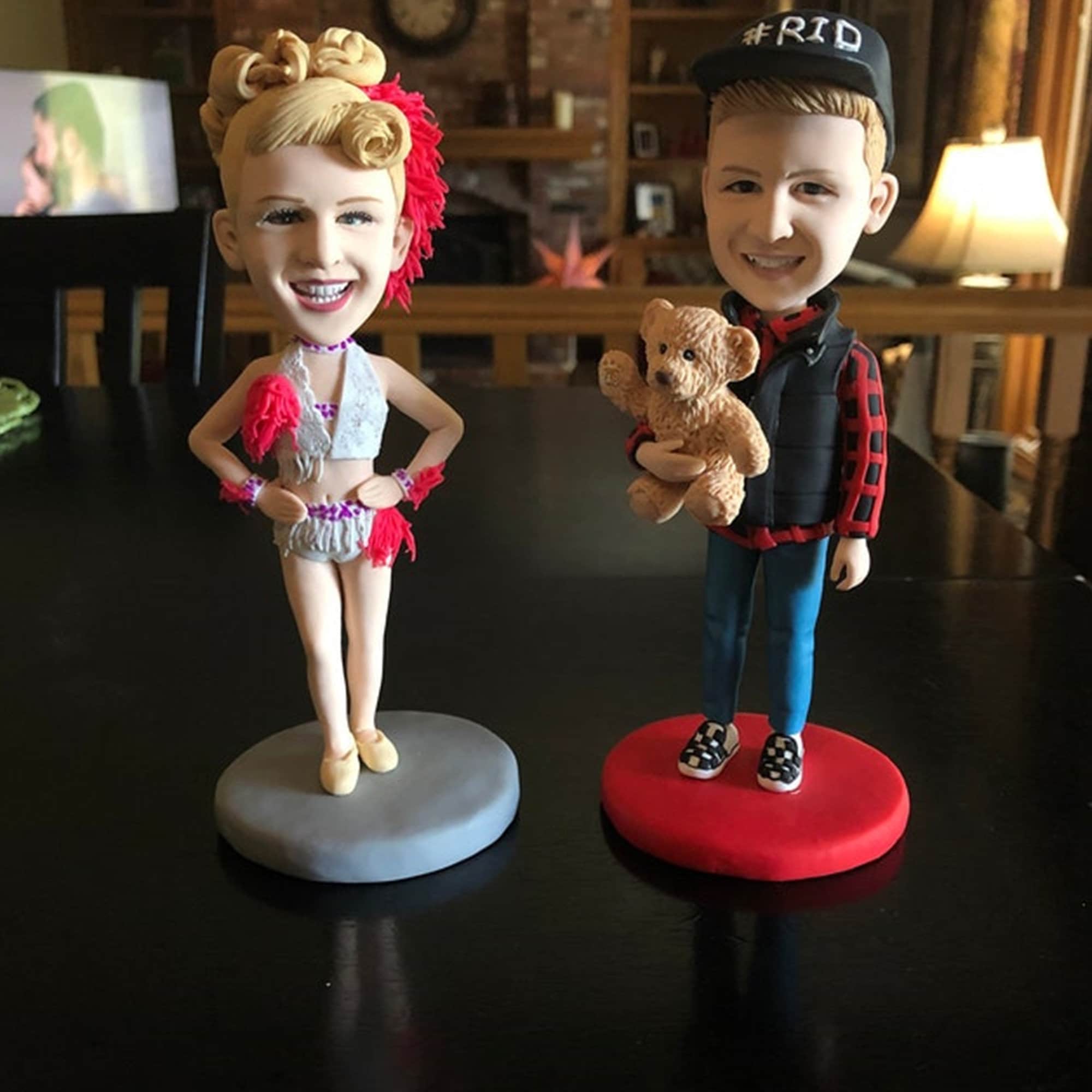 Custom bbleheads, Bobble Head Gifts,gifts for sister/brother ,birthday gifts,Twins gifts,Dancer gifts.childrens decor