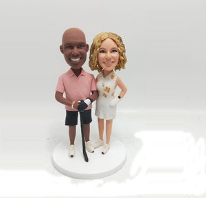wedding cake toppers Custom bobble head custom cake toppers wedding topper custom made bobble head wedding cake topper