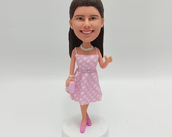 Custom boss lady bobbleheads,office custom bobblehead,commuting clothes ,workwear,Lawyer with briefcase , Assistant Solicitors,Gift for her