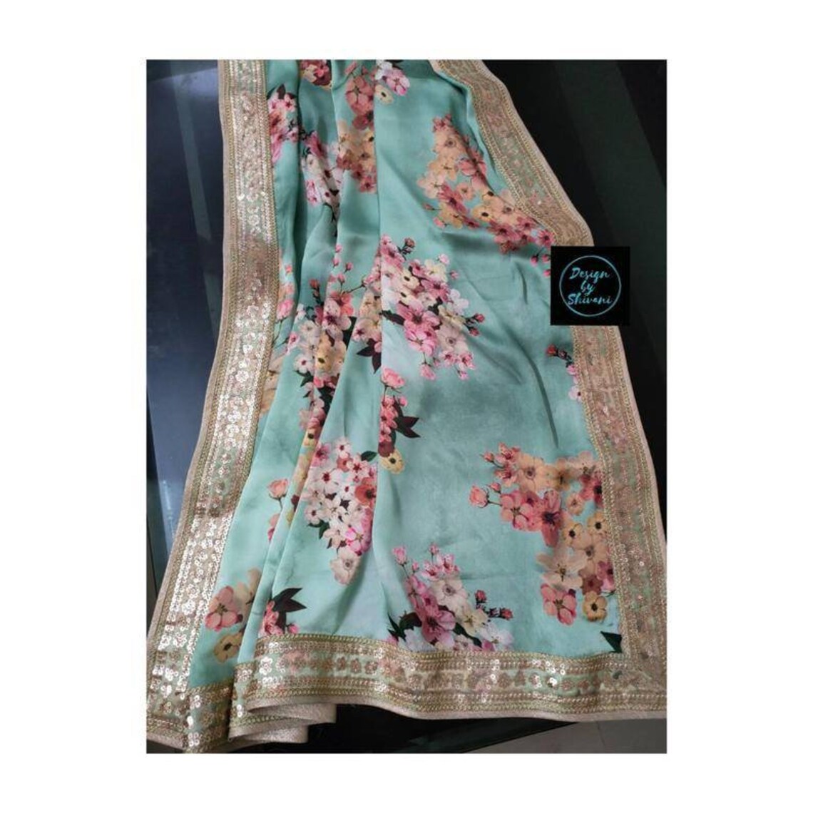 ABHISHEK SHARMA Floral top main image 0
