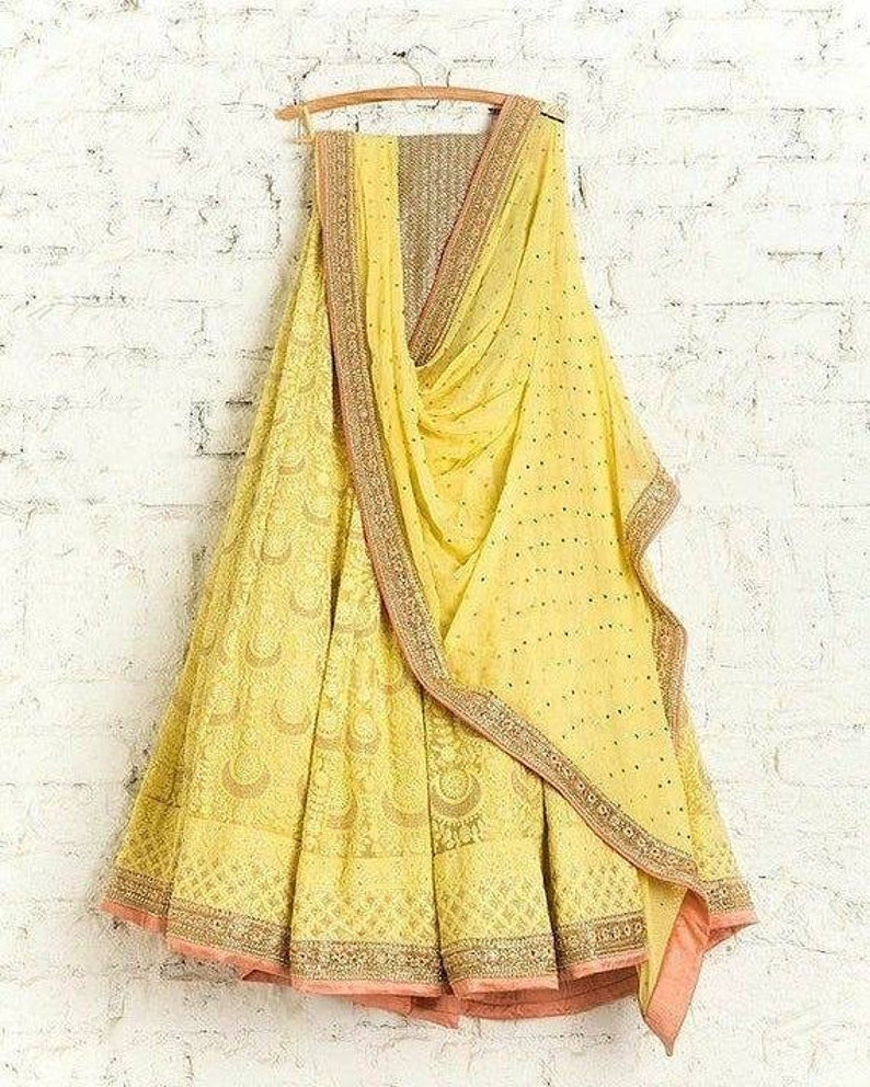 White lehenga with red silk blouse ceremony Lehenga cocktail Etsy