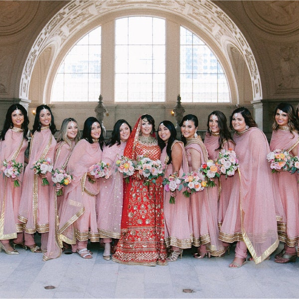 Indian bridesmaids lehenga choli for Indian functions designer lehenga for wedding bridesmaid lehenga indian bridesmaid Dress indian dress