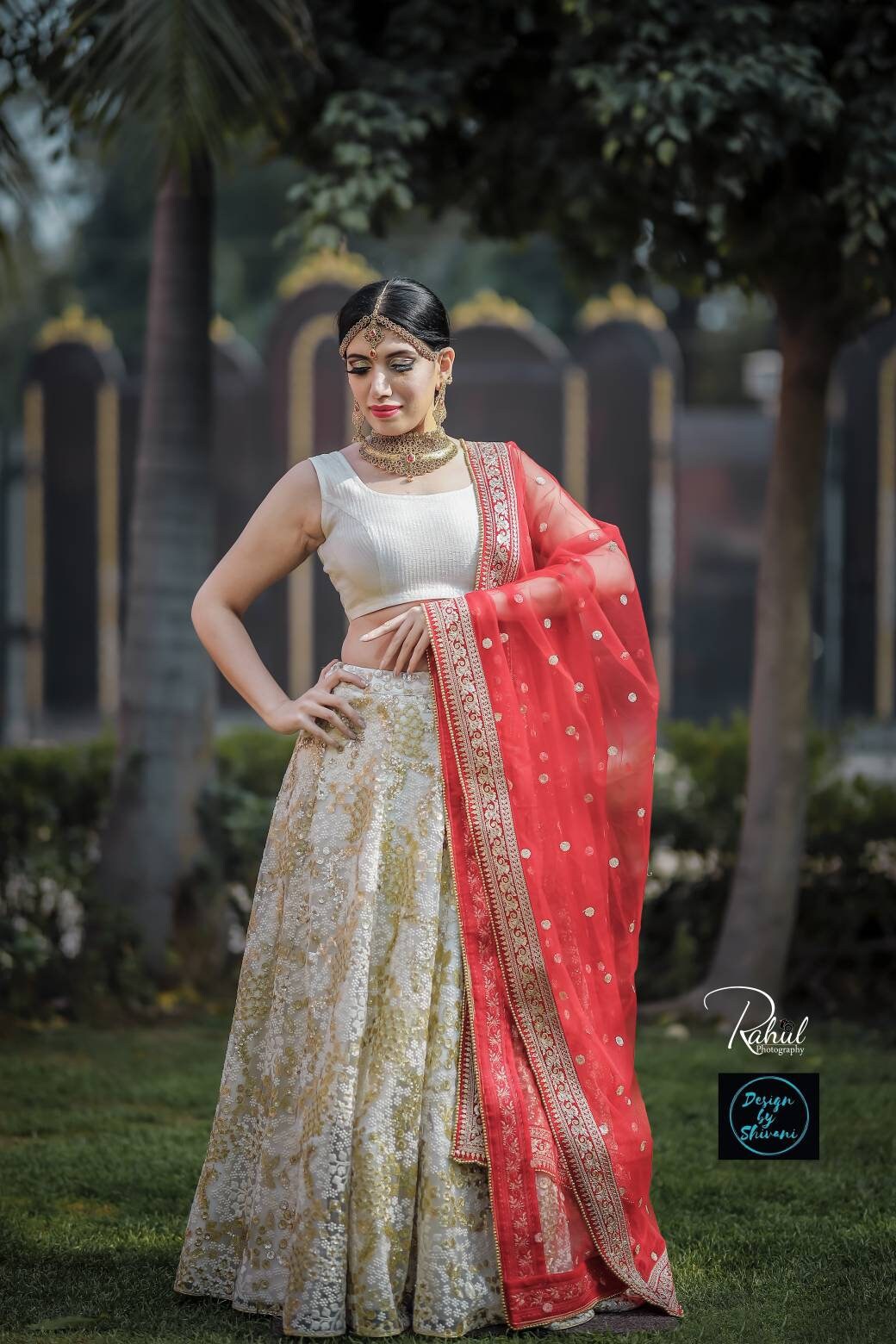 Copper Bridal Reception Lehenga Copper Wedding Dresse Wedding Etsy