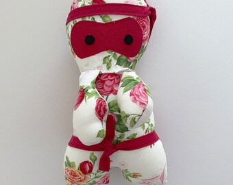 Ninja Soft Toy - Floral Print