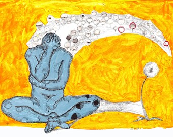 Handmålad surrealistisk konst, surrealistiska drömlandskap, den absurda duken, drömlogikkonst, bortom verkligheten, surrealistiska visioner