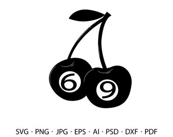 Cherry SVG, 69 svg, svg files, Cherry PNG, Cherry EPS, Cherry dxf, svg Digital Download
