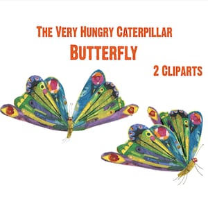 A Lagarta Muito Faminta Borboleta PNG - Download Digital Transparente para Artesanato, Festas e Decoração Infantil