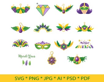 Mardi Gras PNG Bundle, Happy Mardi Gras PNG, Western Mardi Gras, Carnival Mardi Gras, Masquerade Carnival PNG Sublimation designs download