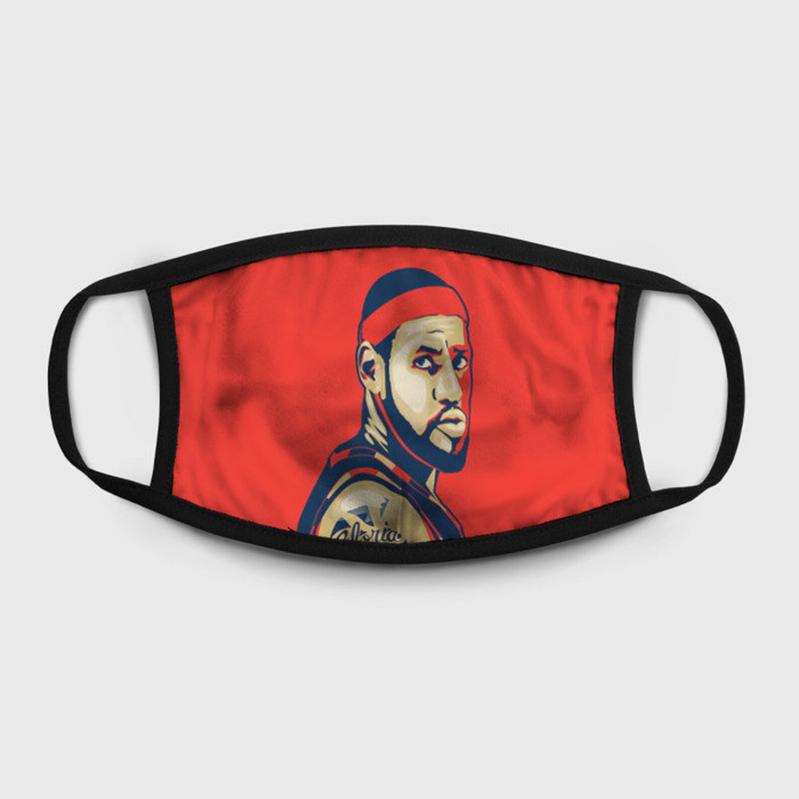 LeBron James Face Mask Reusable Washable 100 Cotton Etsy