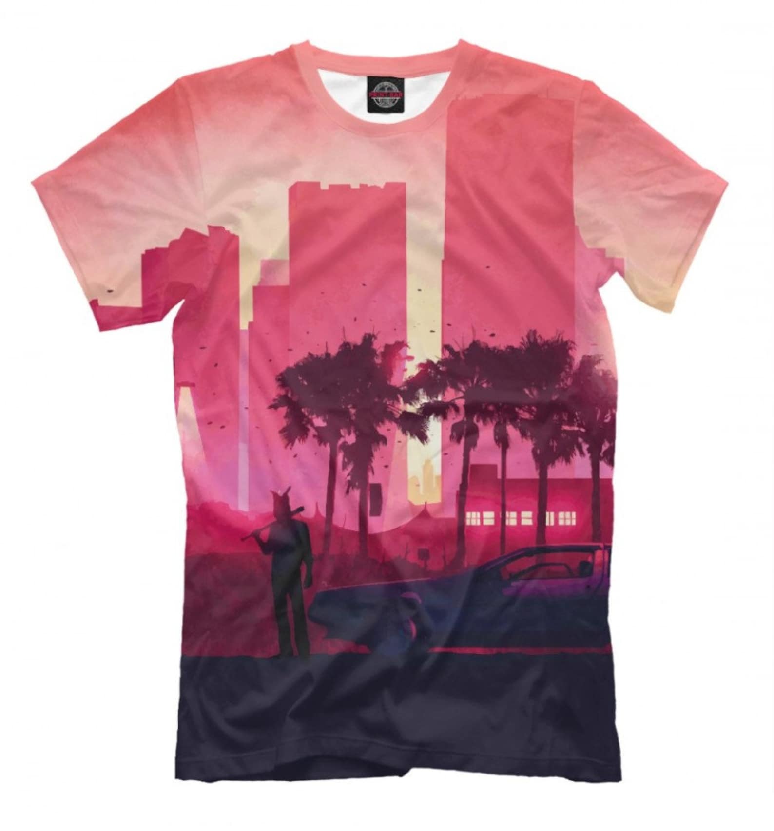 Hotline Miami TShirt Video Game Tee Men's Women's Etsy