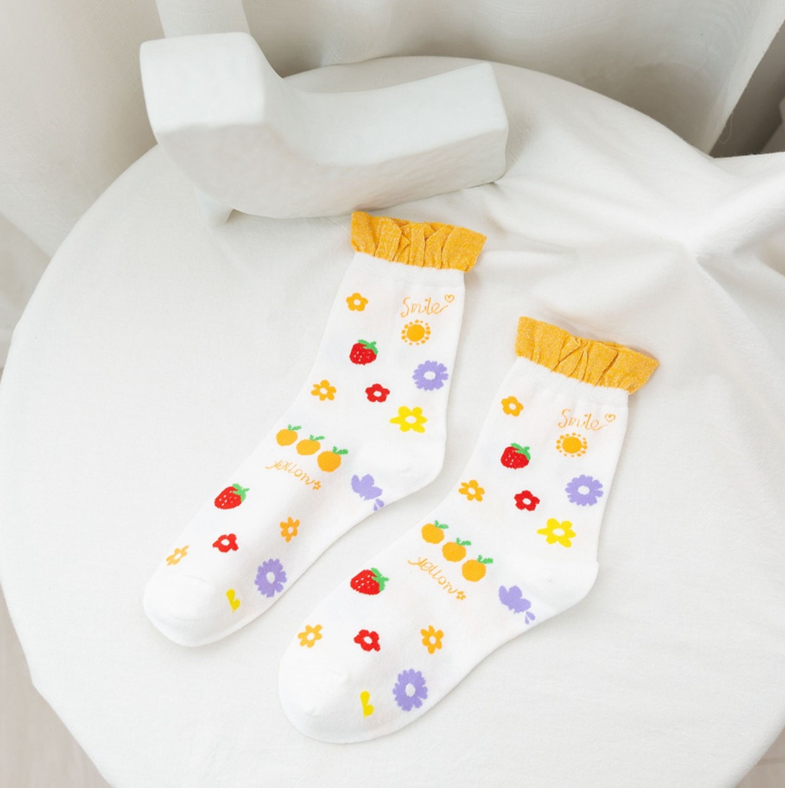 Cute crew socks cotton socks cute gift socks women Etsy