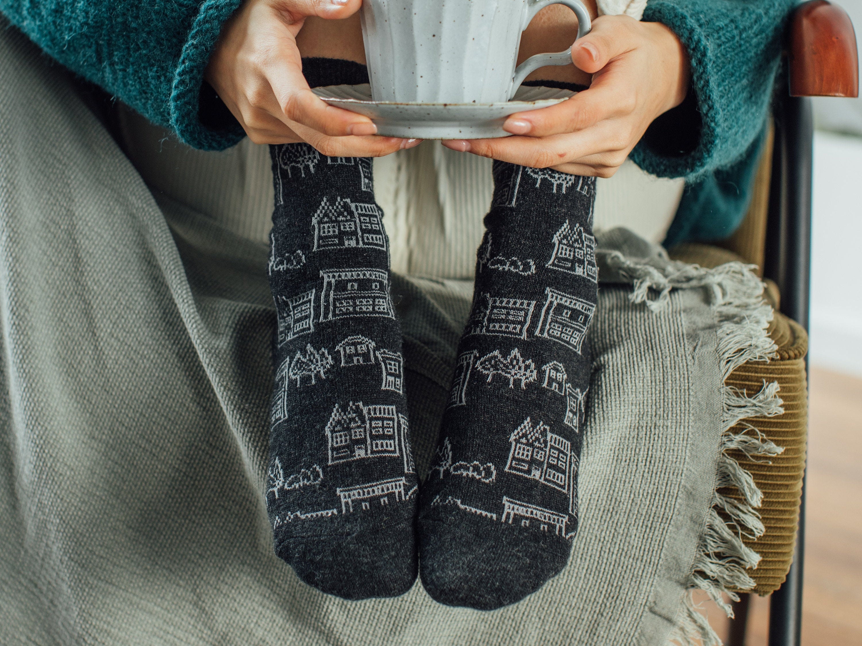 Soft wool crew socks women tube socks warm quarter socks Etsy