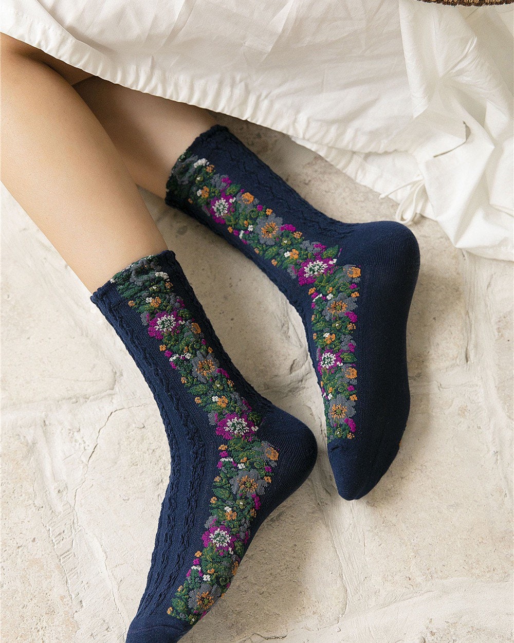cute boot socks with lace