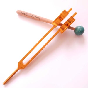 Candida 55Hz Double Weighted Gold Colour Tuning Fork With Extra Vibration.