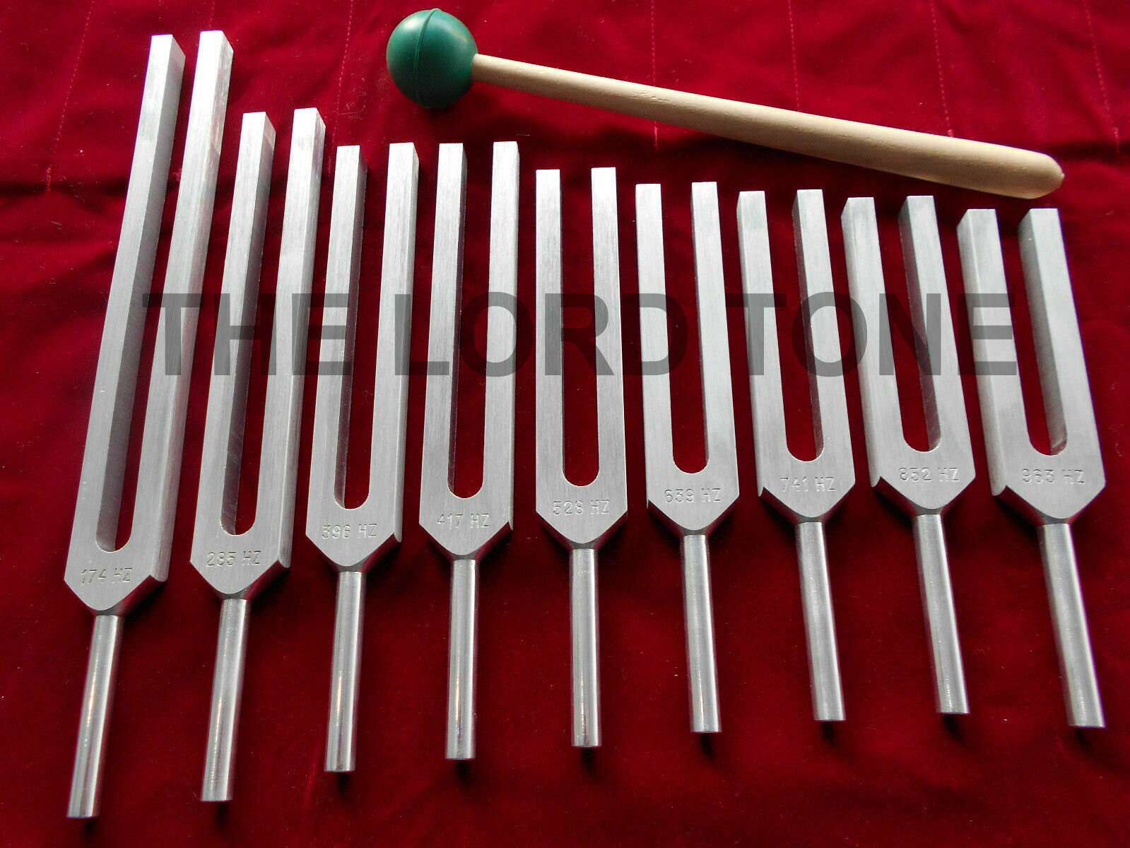 thumbnail image 2 of 9pc Solfeggio Tuning Fork Set For Healing | Best Quality 2 of 10