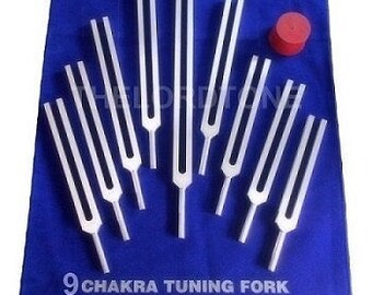 9チャクラ音叉セット ベルベットポーチ+アクティベーター付き - Etsy 日本