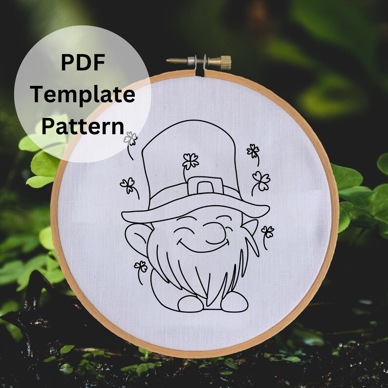 Leprechaun St Patrick's Day Print Pattern Men Long Robe