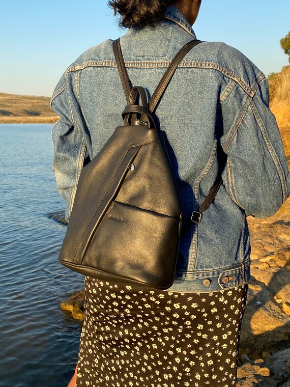 leather backpack clearance