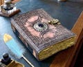 Antique Triple Moon Leather | 5 Stone Choices | 4 Paper Choices | 200 Vintage Pages | Brass C Lock Closure | Personalised Wicca Grimoire product logo