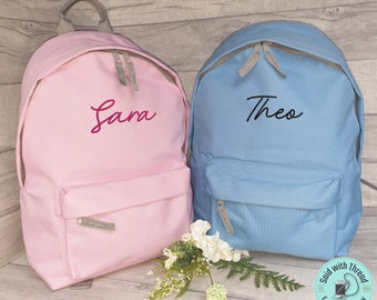 named school bags