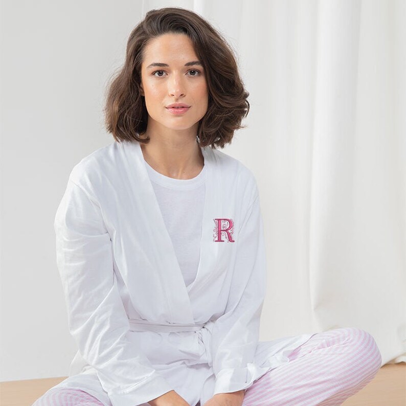 Personalised Bath Robe Monogrammed Bathrobe Persoanlised Etsy UK