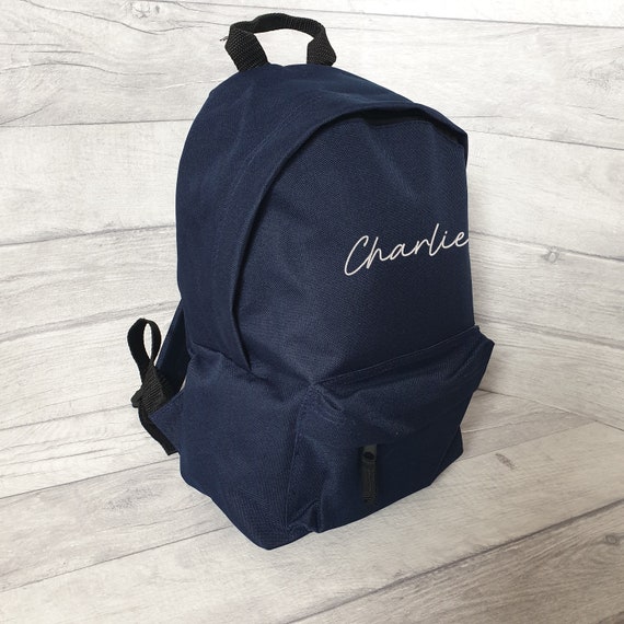 small personalised backpack