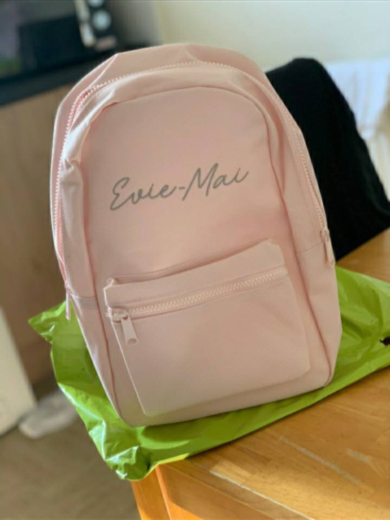 Personalised Small Toddler Rucksack, Embroidered, Boys personalised bag, Girls school bag, Personalised school bag, Nursery backpack image 10