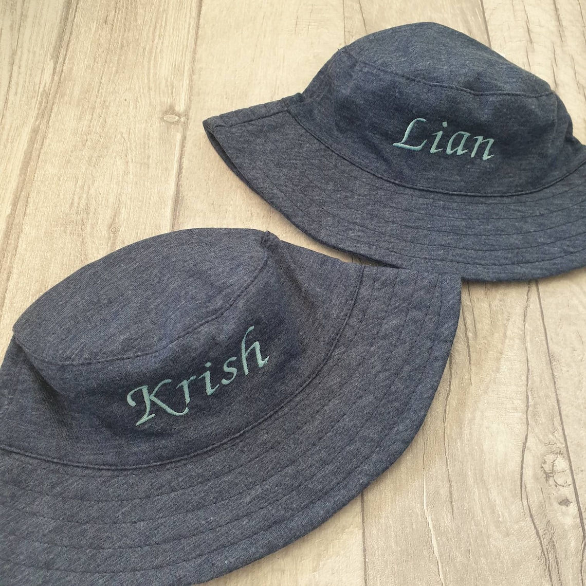 Babyhug Bucket Hat with Sunglasses Applique -Blue
