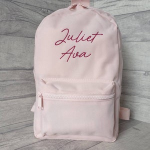 Personalised Small Toddler Rucksack, Embroidered, Boys personalised bag, Girls school bag, Personalised school bag, Nursery backpack image 3