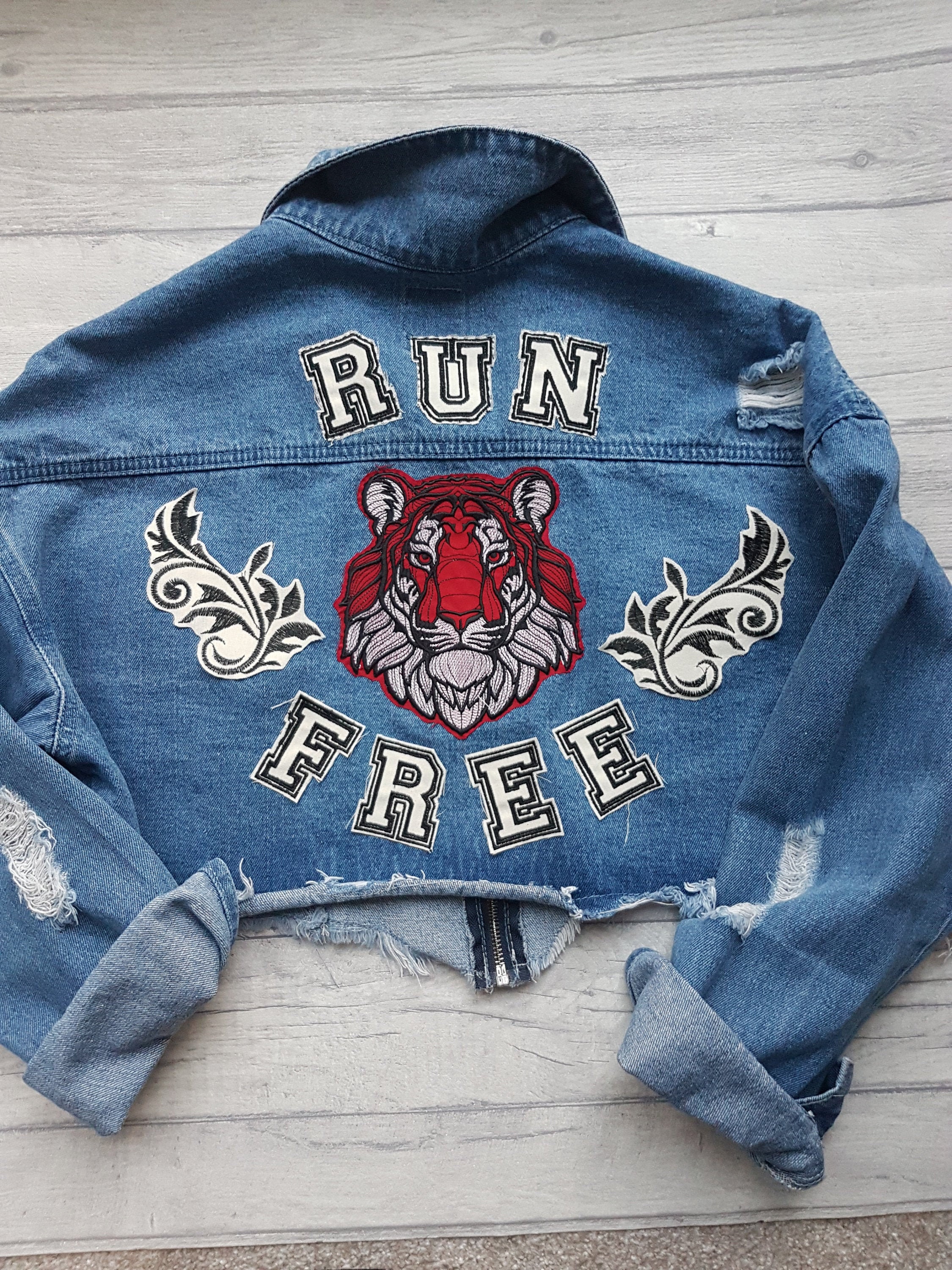custom gucci denim jacket