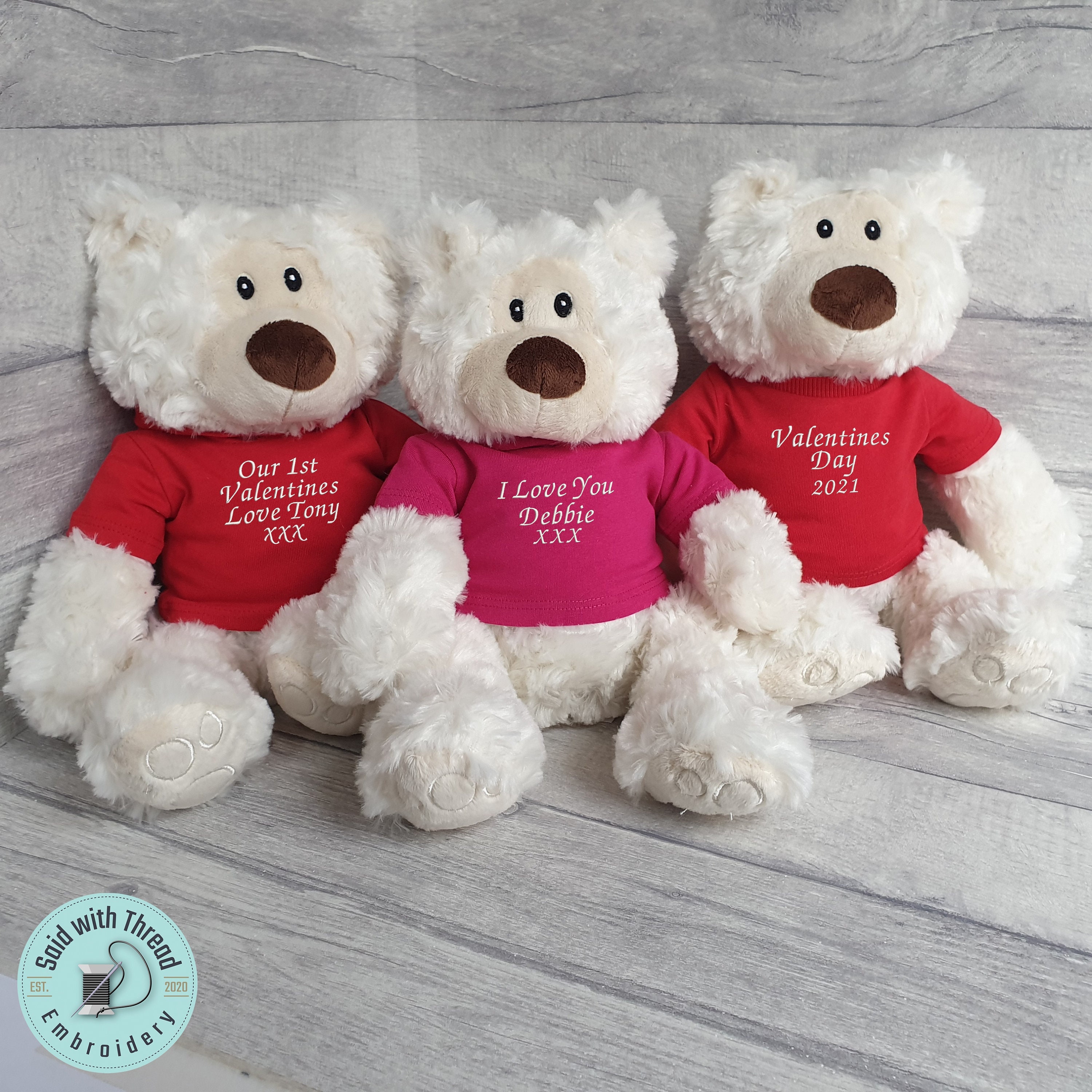 Christmas 2022 Plush Bear Personalised Christmas Teddy Bear Supersoft Plush Bear | Etsy Ireland