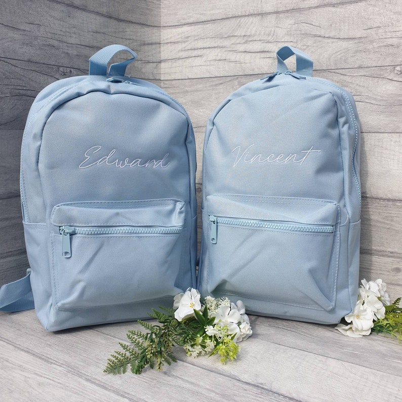 Personalised Small Toddler Rucksack, Embroidered, Boys personalised bag, Girls school bag, Personalised school bag, Nursery backpack image 8
