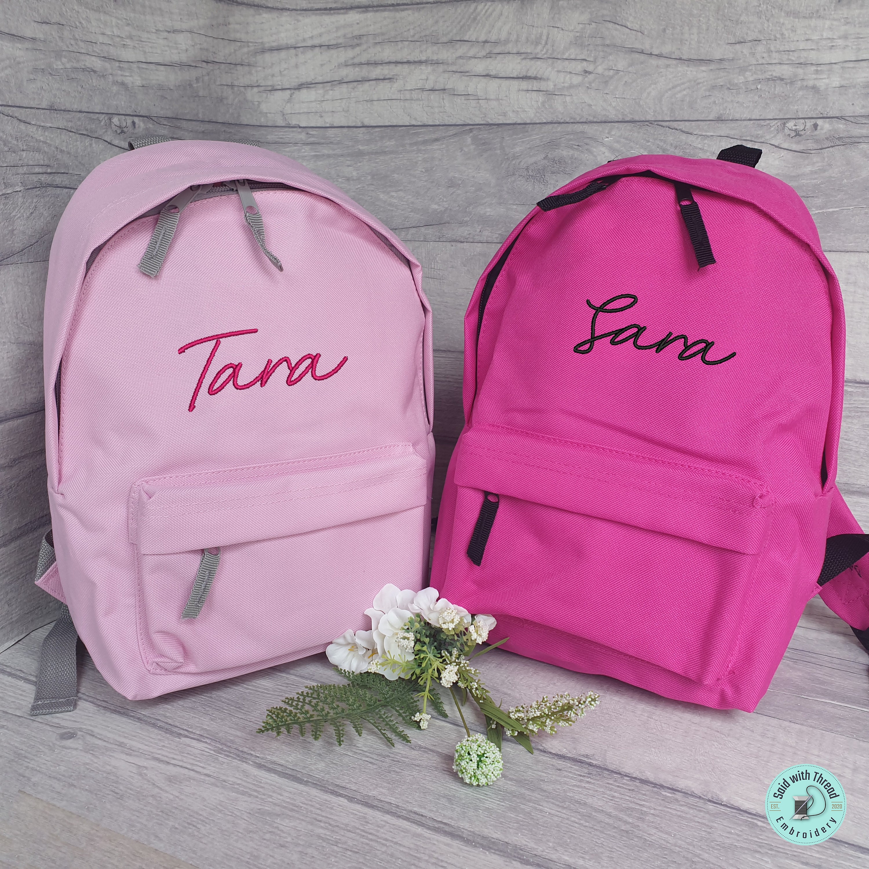 Embroidered Toddler School Rucksack, Personalised Small Bag, Boys per…