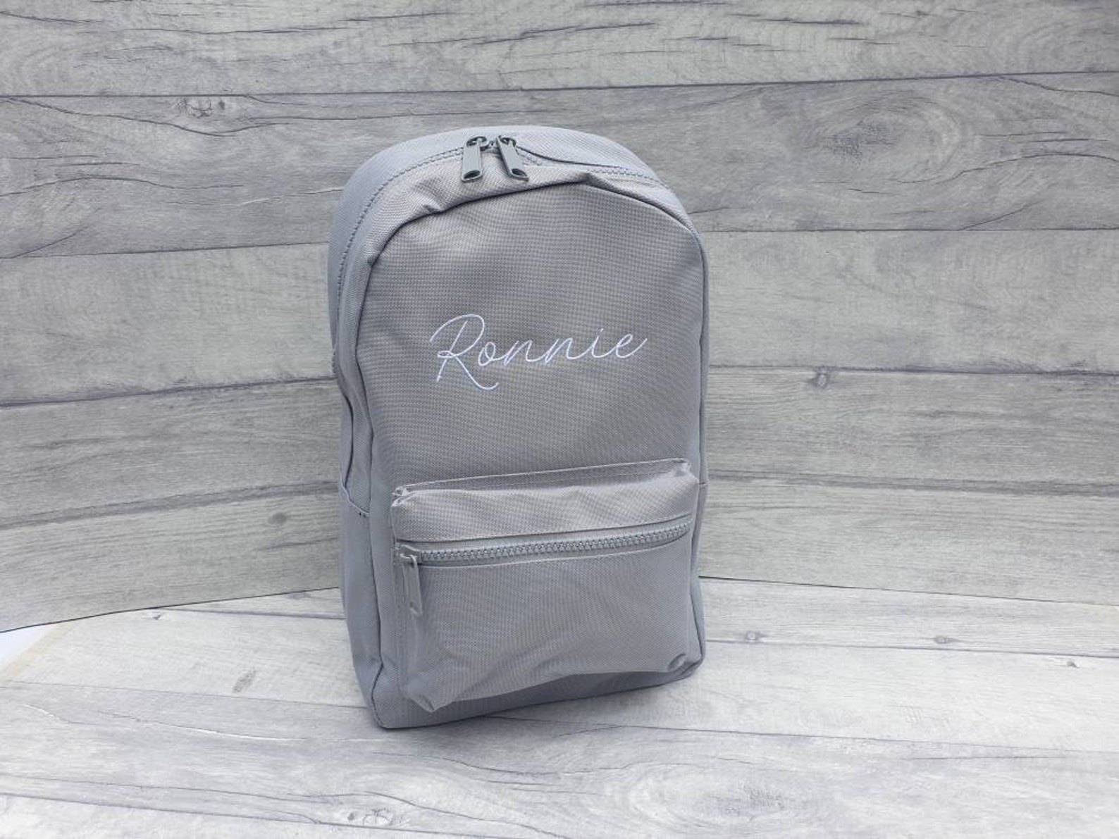 Personalised Small Toddler Rucksack, Embroidered, Boys Personalised Bag