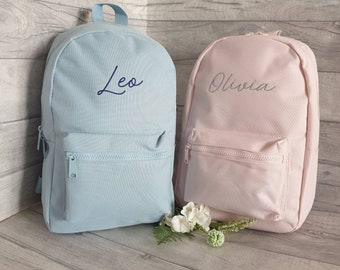 Zaino per bambini piccolo personalizzato, ricamato, borsa personalizzata per ragazzi, borsa da scuola per ragazze, borsa da scuola personalizzata, zaino per l'asilo nido