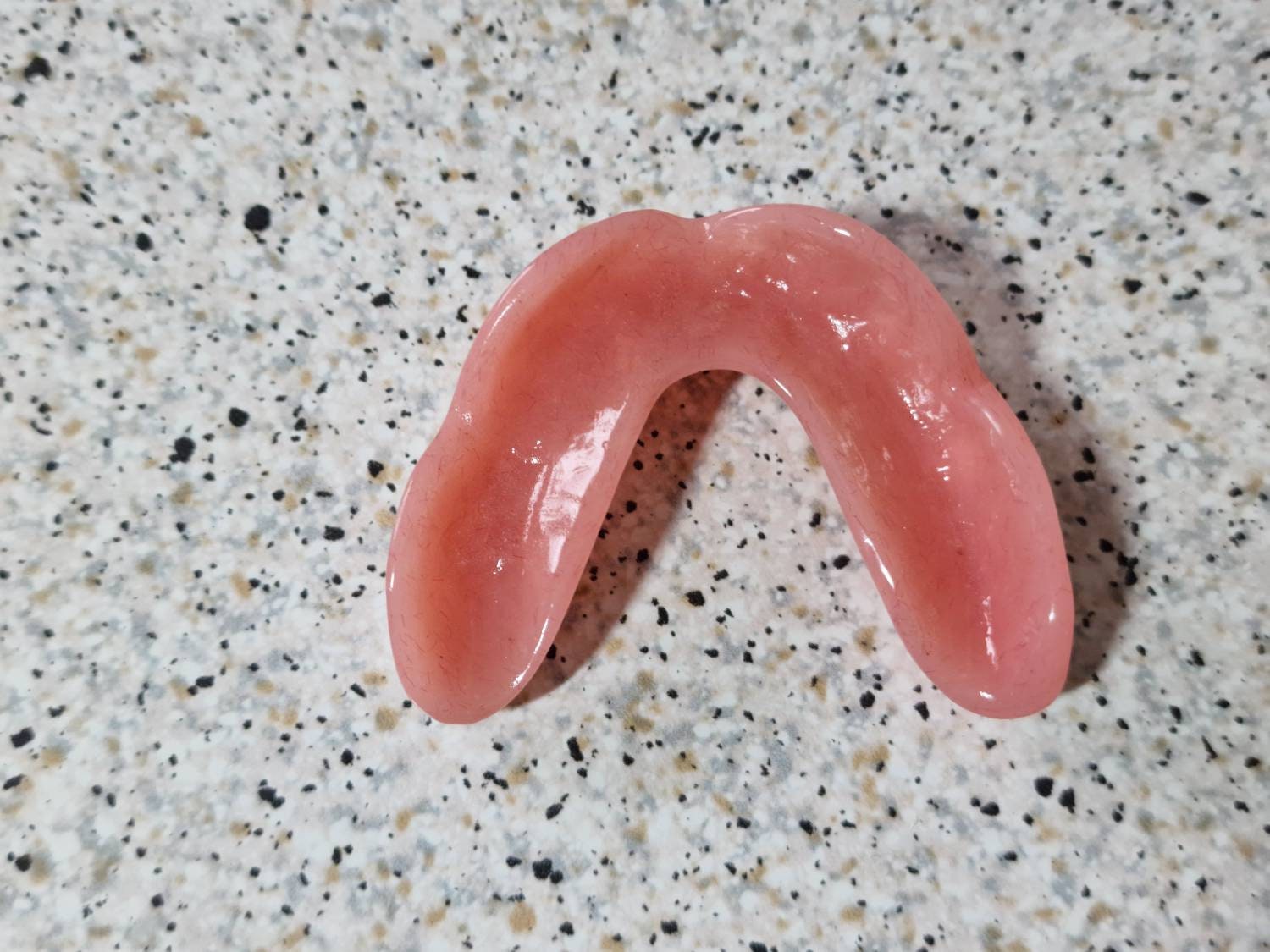 Full Upper Denture/false Teeth With Horseshoe/no Palate Etsy