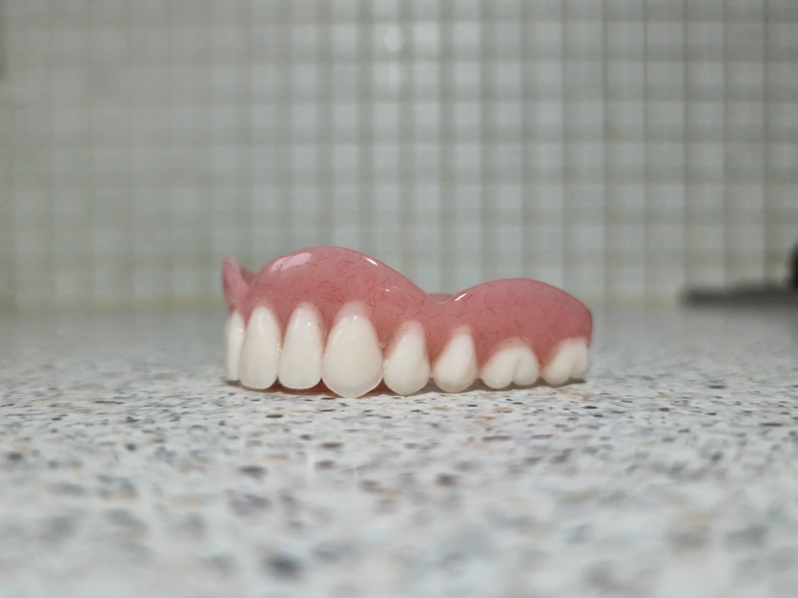 Full Upper Denture/false Teeth With Horseshoe/no Palate Etsy Australia
