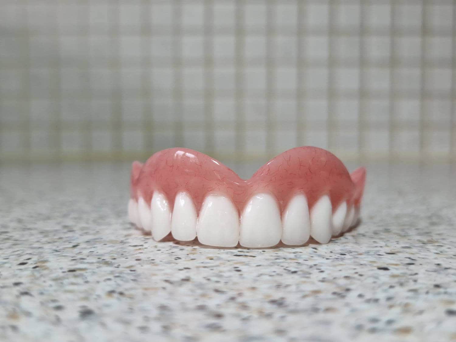 Full Upper Denture/false Teeth With Horseshoe/no Palate Etsy