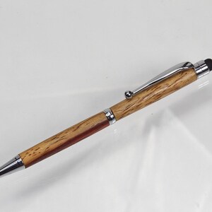 Drehkugelschreiber aus Holz mit Touch-Cap SLTC-04