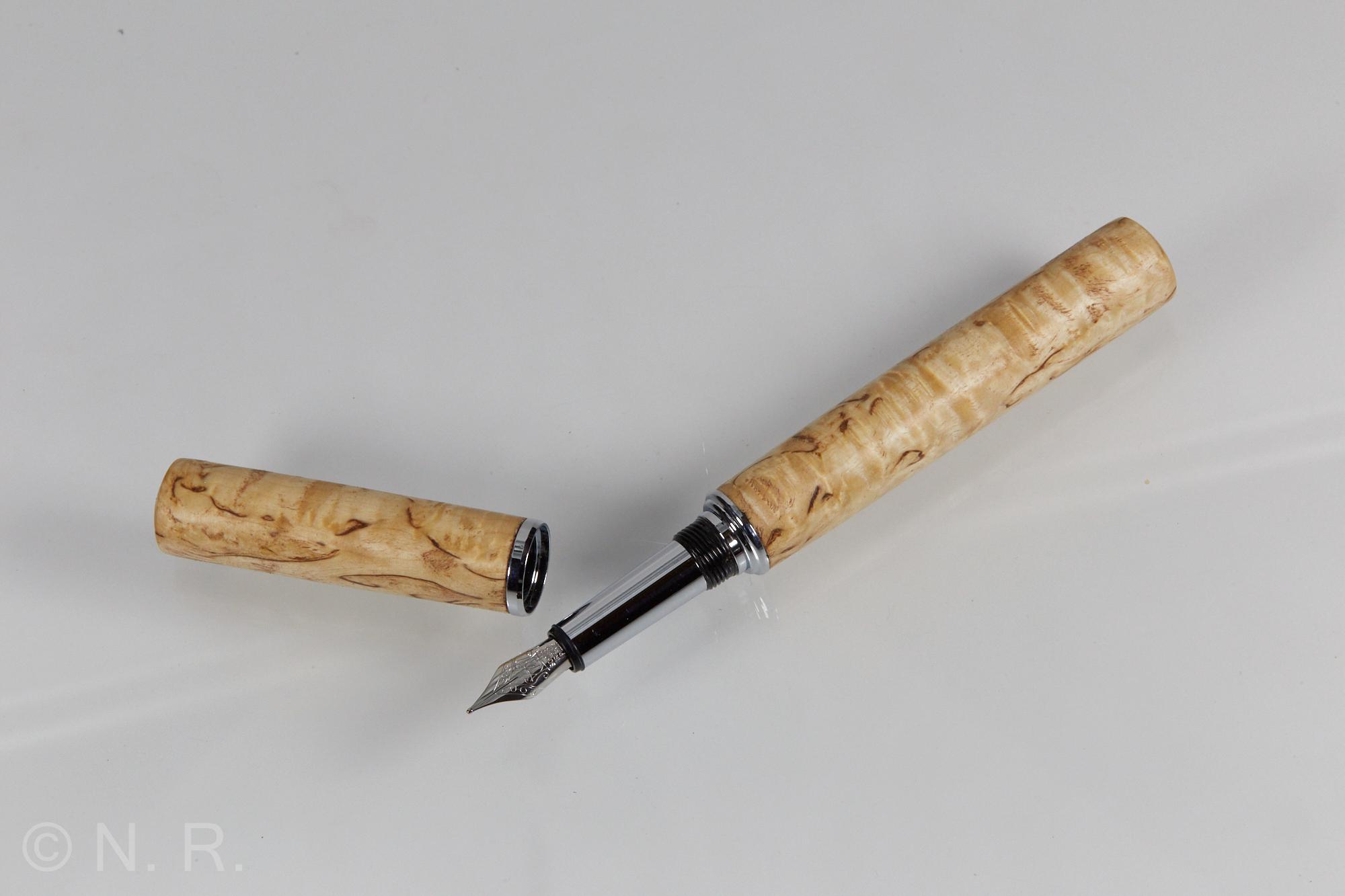 Fountain Pen "Cigar" made of wood Fü-07