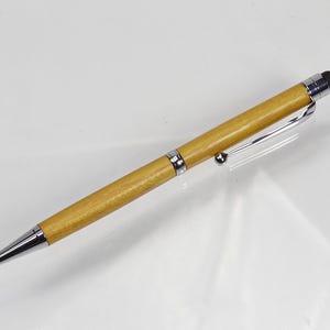 Drehkugelschreiber aus Holz mit Touch-Cap SLTC-02