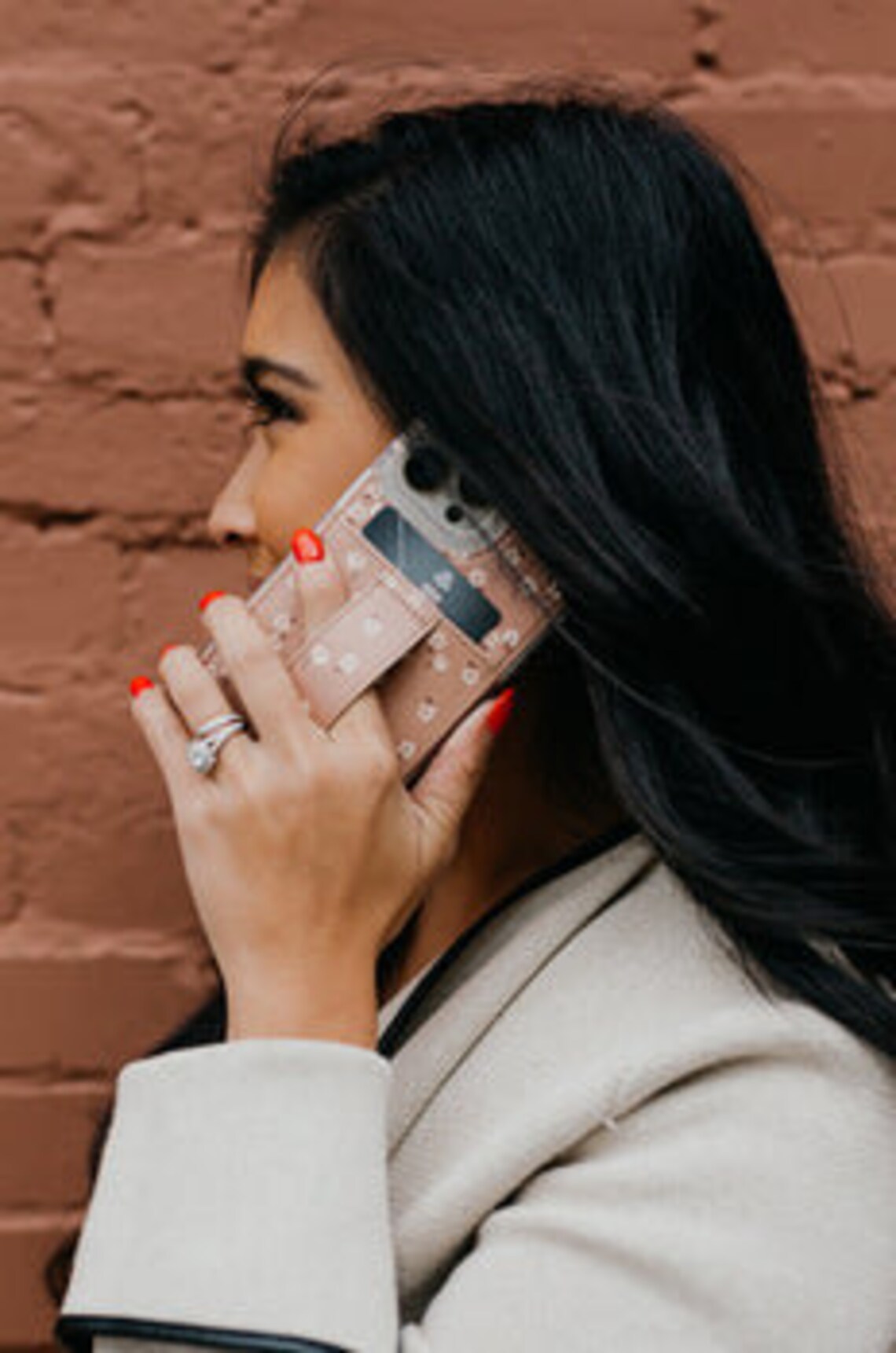 Walli Cases Phone Case With Card Holder Finger Loop Etsy