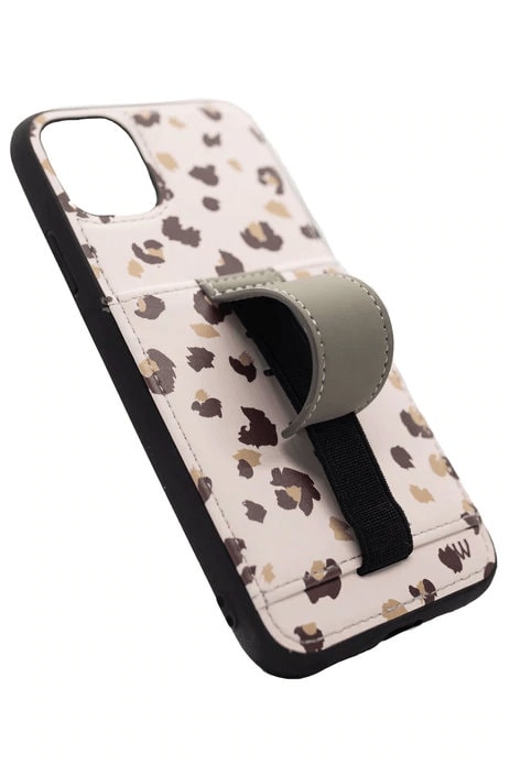 Soft Cheetah Vegan Leather iPhone Case With Card Holder - Etsy