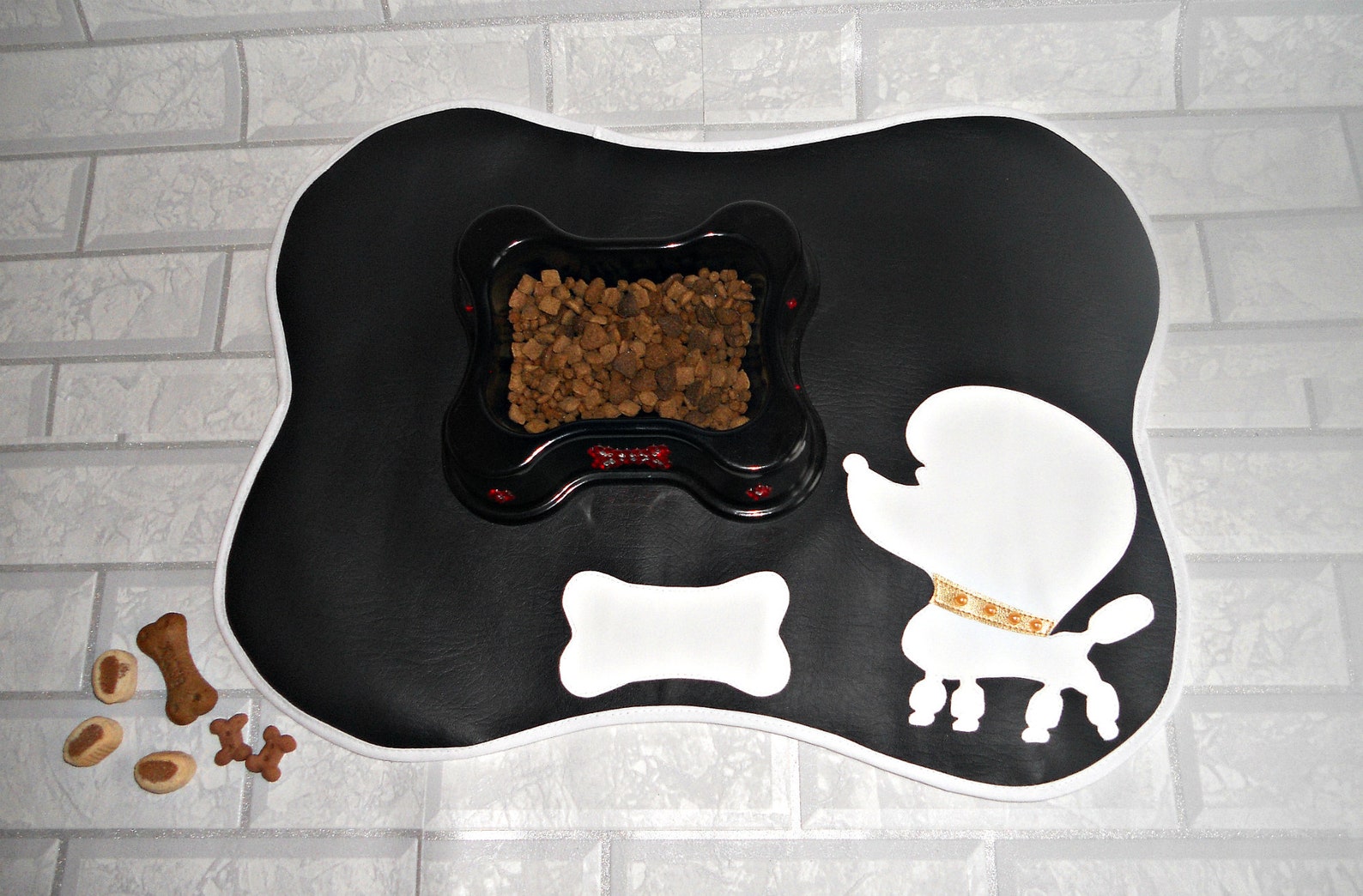 Handmadepoodle Breeddog Bowl Matpet Bowl Matsize 46x35 Cm or