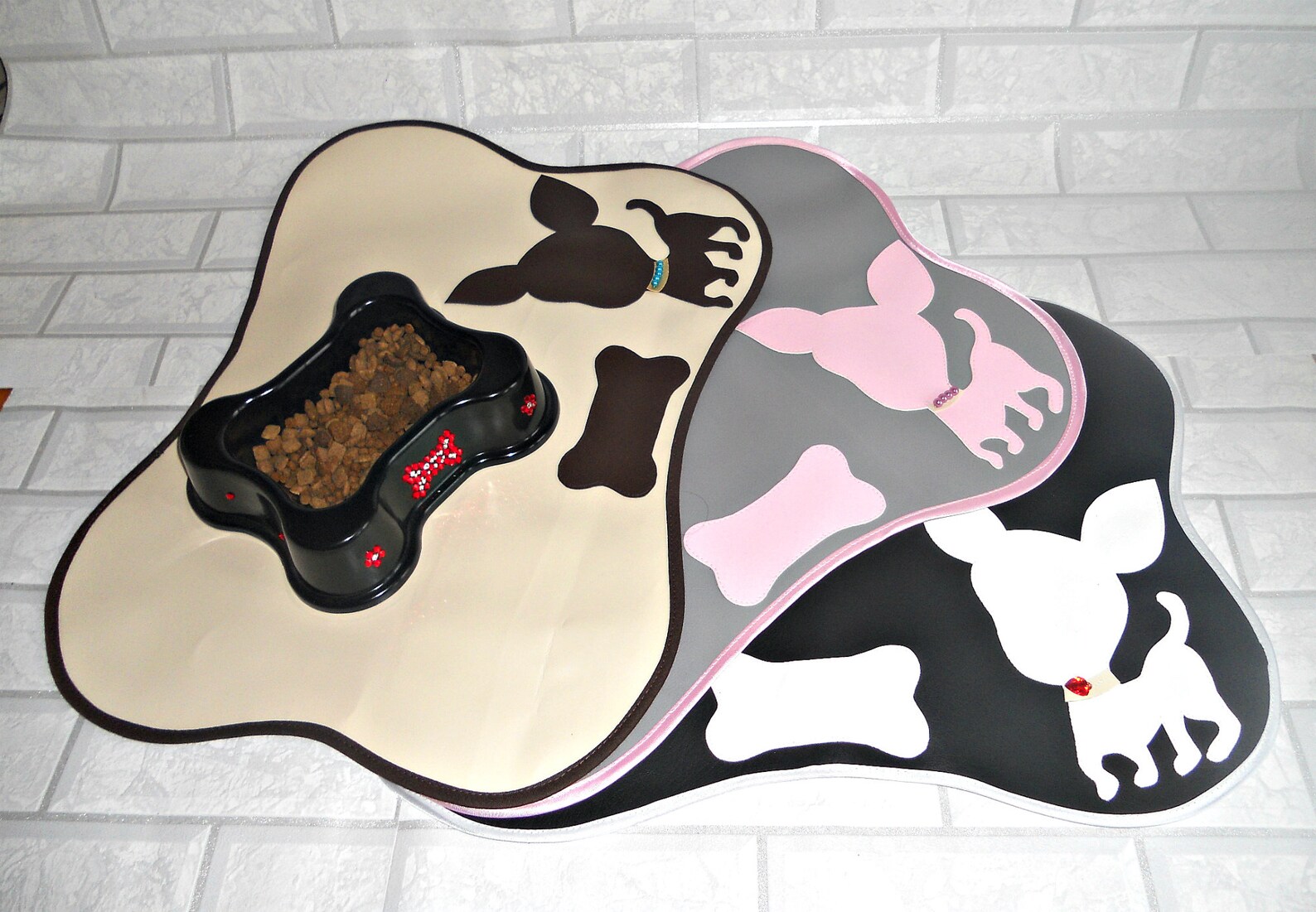 Handmadepoodle Breeddog Bowl Matpet Bowl Matsize 46x35 Cm or